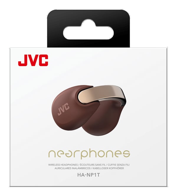 JVC HA-NP1T Kuulokkeet True Wireless Stereo (TWS) Korvakiinnitys Puhelut/Musiikki USB Type-C Bluetooth Ruskea, Hopea