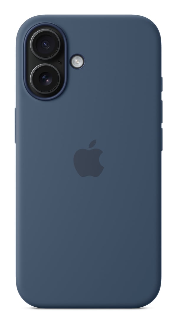 Apple iPhone 16:n MagSafe-silikonikuori - farkunsininen