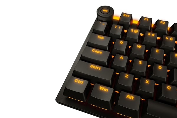 be quiet! Light Mount TKL US - Silent Linear tastatur Spil USB QWERTY US engelsk Sort