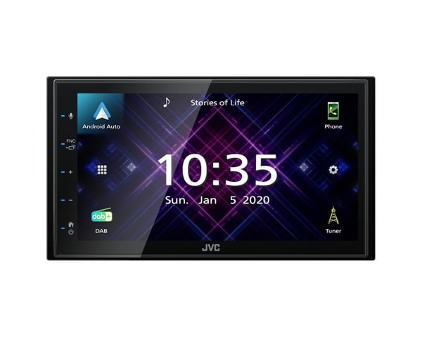 JVC KW-M565DBT auton mediavastaanotin Musta 200 W Bluetooth