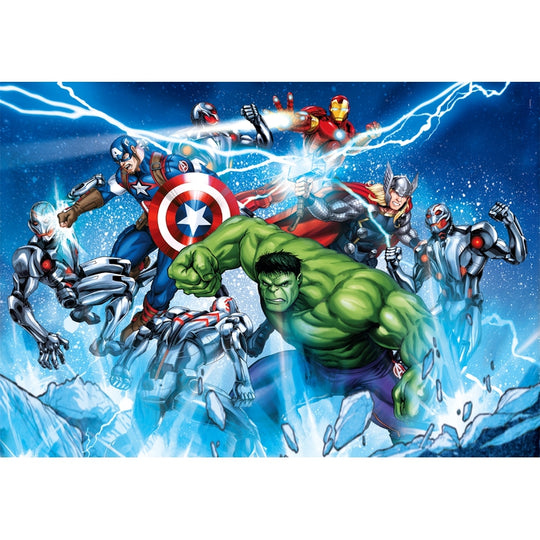 Clementoni Marvel Avengers Pussel 104 styck Serietidning