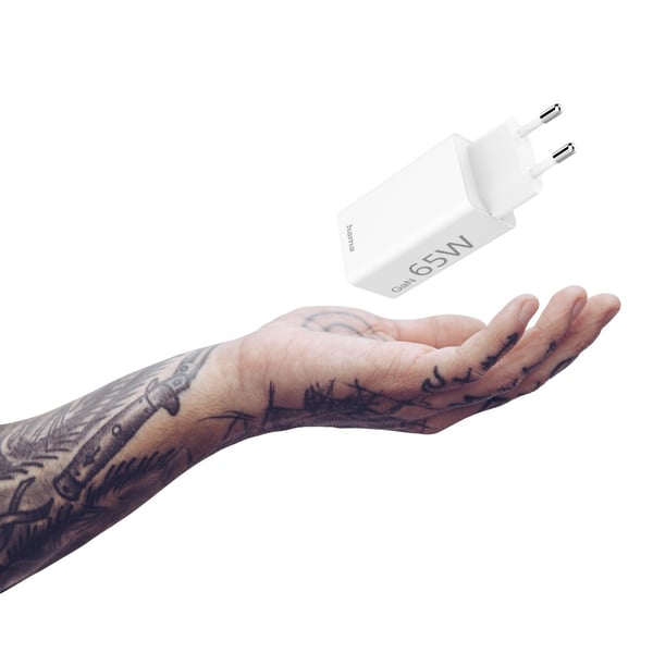 Hama 00201643 oplader til mobil enhed Headset, Laptop, Strømbank, Smartphone, Tablet Hvid Vekselstrøm Hurtig opladning Indendørs