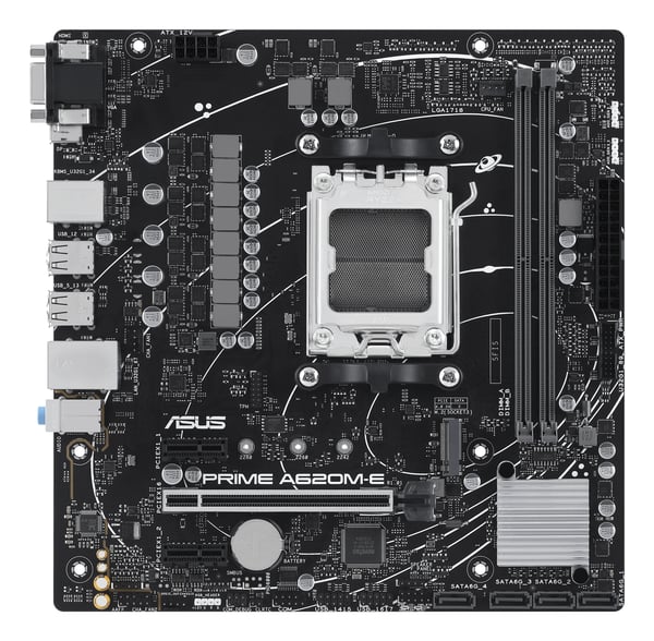 ASUS PRIME A620M-E-CSM AMD A620 Sokkel AM5 micro ATX
