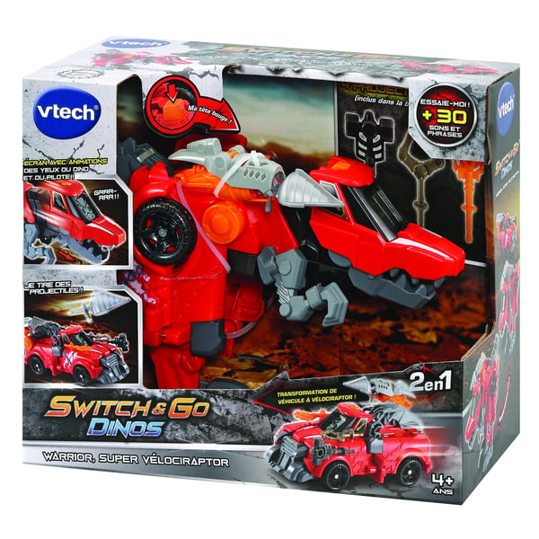 VTech Switch & Go Dino's SWITCH & GO DINOS - WARRIOR, SUPER VÉLOCIRAPTOR
