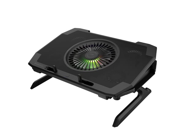 GENESIS Oxid 850 køling til laptop 43,9 cm (17.3") 2500 rpm Sort