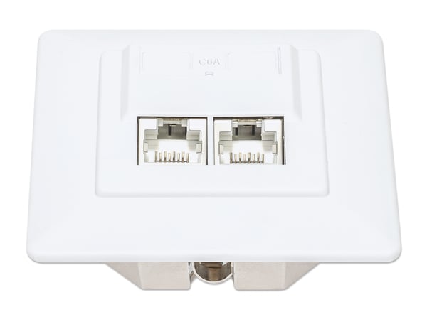 Intellinet 771917 stikkontakt 2 x RJ-45 Hvid