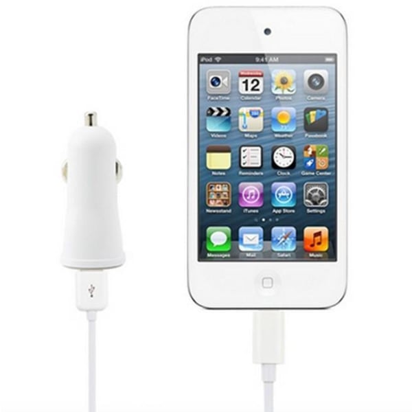 Techly USB - Auto 5V/2.4A Universel Hvid Cigartænder Automatisk