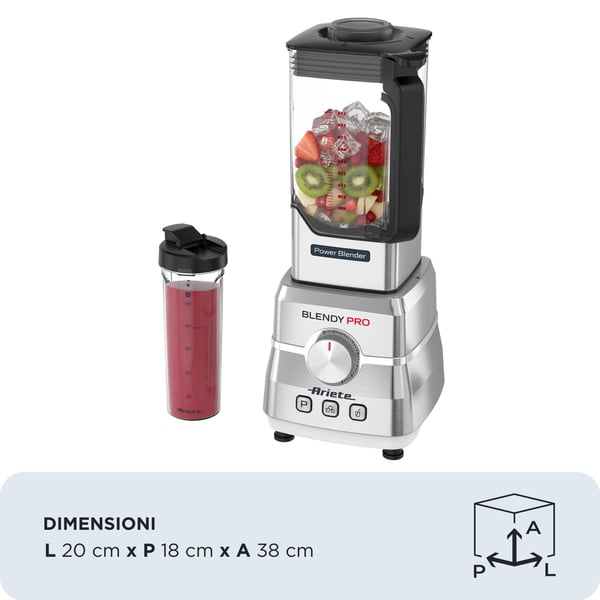 Ariete 00C057740AR0 blender 2 L Bordplade blender 1500 W Rustfrit stål
