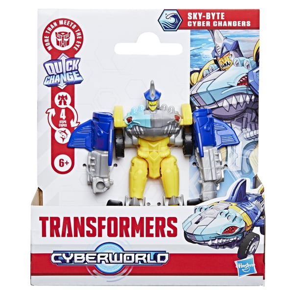 Transformers CYBERWORLD Sky-Byte Cyber Changers