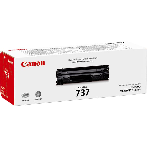Canon 737 - Musta - alkuperäinen - värikasetti Canon 737 - Musta - alkuperäinen - värikasetti