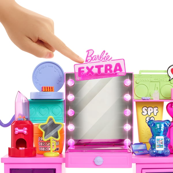 Barbie Extra Doll & Vanity Playset