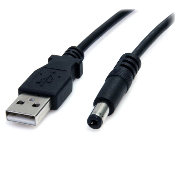 StarTech.com USB 2.0 til DC-stik type N-kabel - USB A DC 5V 5,5 mm stik strømkabel stik 2 m -