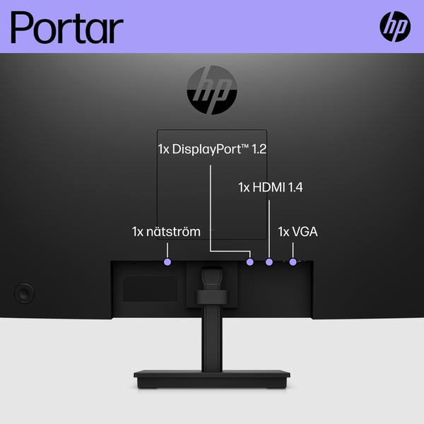 HP V24i G5 FHD Skärm