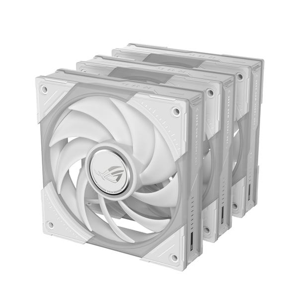 ASUS ROG Eurux GR120 ARGB Fan White Triple Pack Datorväska 12 cm Vit 3 styck