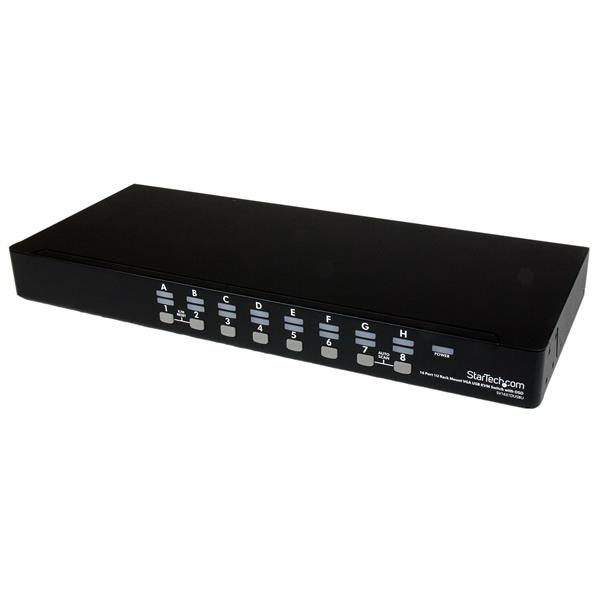 StarTech.com SV1631DUSBUK KVM-kytkin Musta