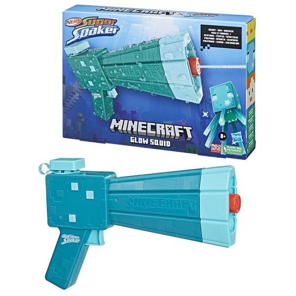 Nerf Minecraft Glow Squid