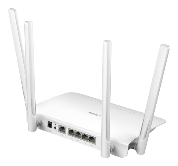 Cudy WR1300 langaton reititin Gigabitti Ethernet Kaksitaajuus (2,4 GHz/5 GHz) Valkoinen