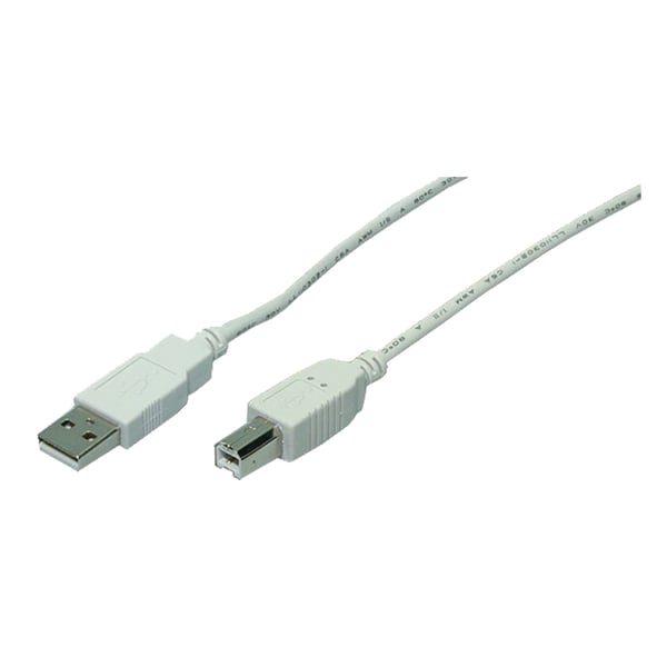 LogiLink CU0009 USB-kabel USB 2.0 5 m USB A USB B 0,48 Gbit/sek. 2,5 W Hvid