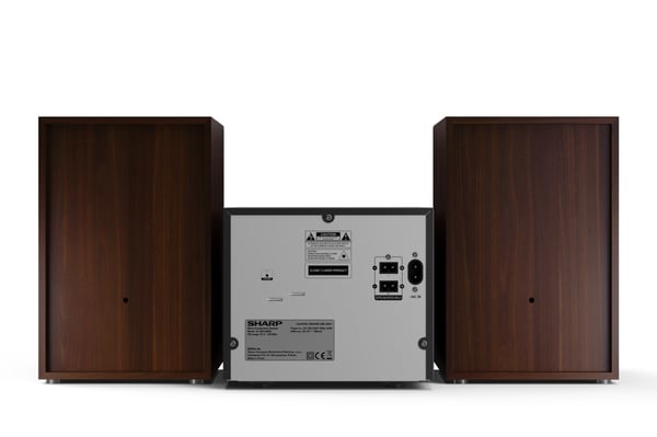 Sharp XL-B512(BR) stereoanlæg Home audio micro system 45 W Brun