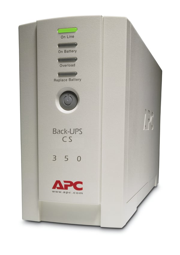 APC Back-UPS UPS-enhed Standby (offline) 0,35 kVA 210 W 4 AC stikkontakt(er)