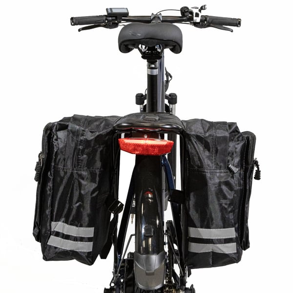 EMG BB-30 Bagside Cykeltaske 30 L Nylon Sort