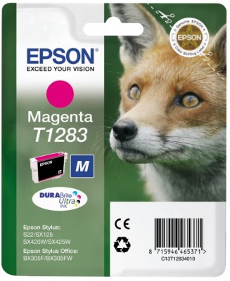 Epson Fox Mustepatruuna Magenta T1283 DURABrite Ultra Ink