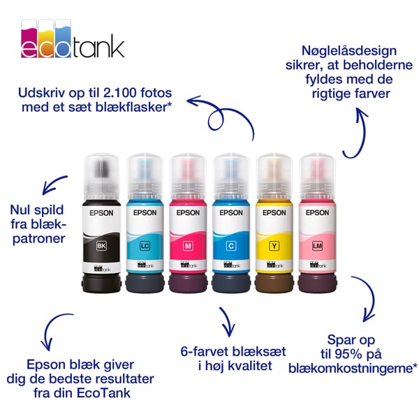 Epson 107 EcoTank lys magenta blækbeholder