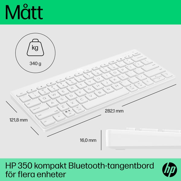 HP 350 kompakt Bluetooth-tangentbord för flera enheter