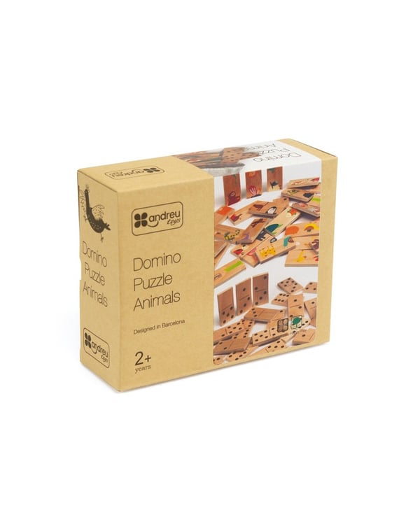ANDREU Toys 16113 puslespil Byggesæt 28 stk Dyr
