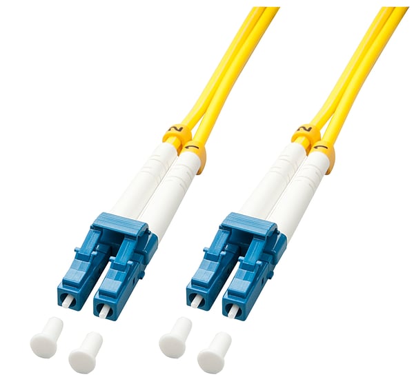 Lindy 47455 InfiniBand- ja kuituoptiikkakaapeli 15 m LC Keltainen