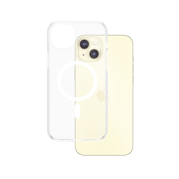 PanzerGlass CARE™ by ® Urban Combat Case Transparent w. White MagSafe iPhone 15 Plus mobiltelefonfodral 17 cm (6.69") Mobilskal