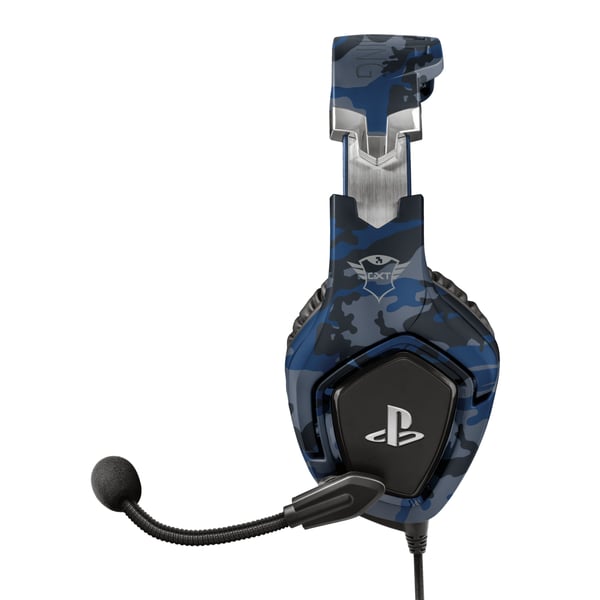 Trust GXT 488 Forze PS4 Headset Kabel Huvudband Spela Svart, Blå