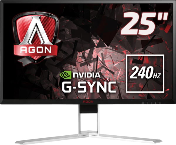 AOC AGON 1 AG251FG platta pc-skärmar 62,2 cm (24.5") 1920 x 1080 pixlar Full HD LED Svart, Röd
