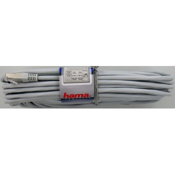 Hama 00030621 netværkskabel Grå 15 m Cat5e U/FTP (STP)