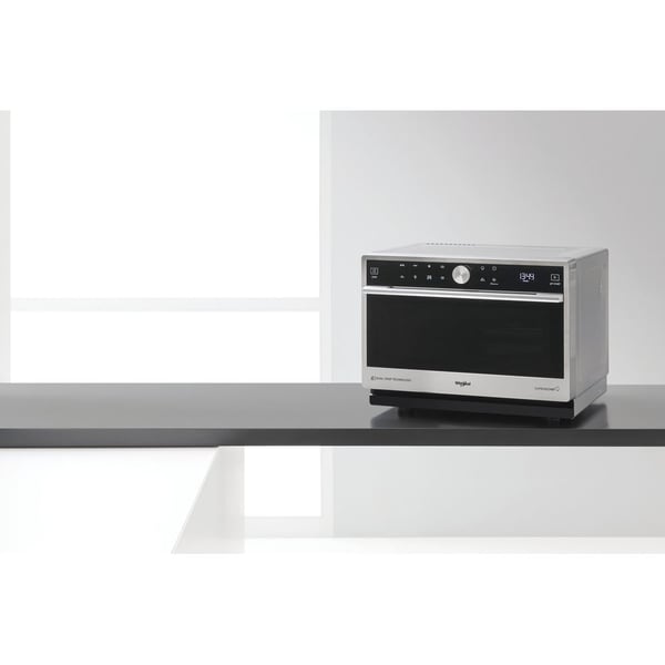 Whirlpool Supreme Chef MWSC 9133 SX Musta, Ruostumaton teräs Yhdistelmämikroaaltouuni Pöytämalli 33 L 1000 W