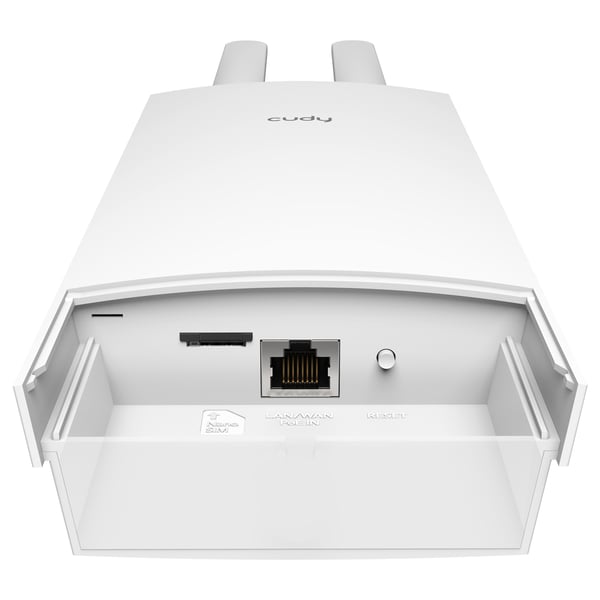 Cudy LT400 trådløs router Hurtigt ethernet Enkelt band (2,4 GHz) 4G Hvid