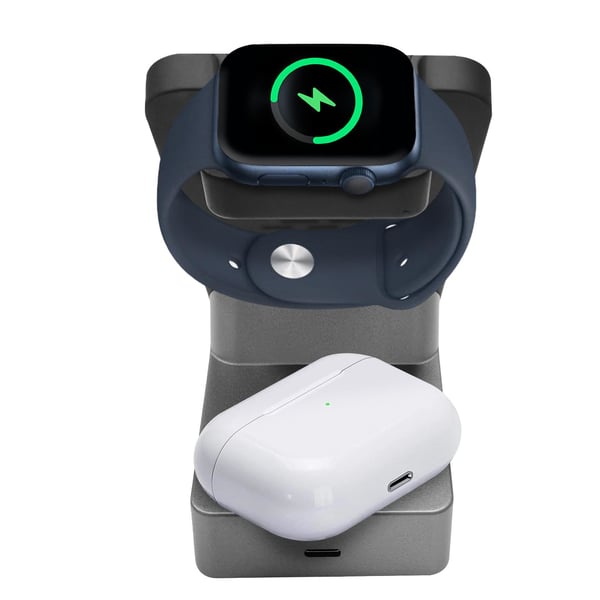 Celly WLSTAND3IN1BK mobilladdare Digitalkamera, Spelkontroller, Hörlurar, Mobiltelefon, Powerbank, Smartphone, Smartwatch, Surfplatta, Klocka, Kroppsburen teknik Grå AC Trådlös laddning inomhus