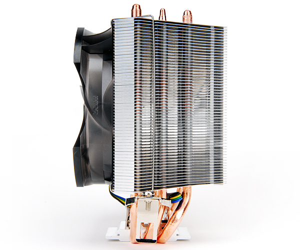 Zalman CNPS7X LED Tietokoneen jäähdytysjärjestelmä Suoritin Jäähdytin 9,2 cm Musta, Hopea