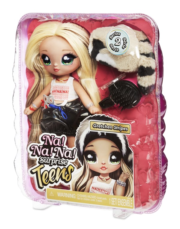 Na! Na! Na! Surprise Teens Doll - Gretchen Stripes (Raccoon)