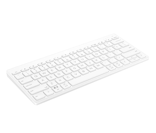 HP 350 WHT Compact Multi-Devic - Tastatur - Bluetooth 5 tangentbord Hem Vit