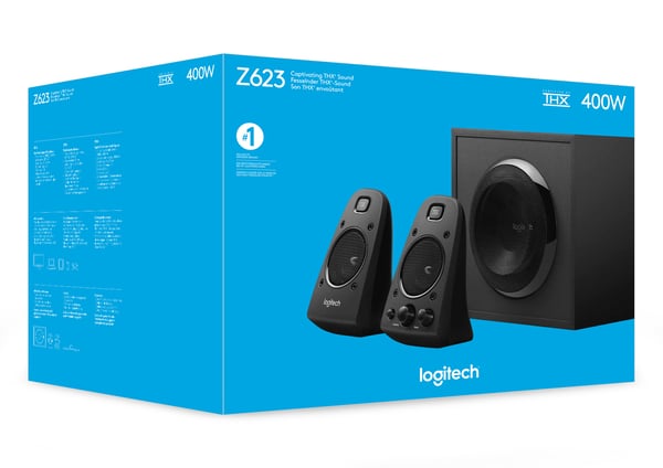 Logitech 980-000404 mikrofonset 200 W Universal Svart 2.1 kanaler 35 W
