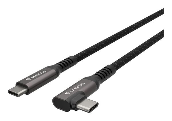 GENESIS NVC-2219 USB-kabel USB 3.2 Gen 2 (3.1 Gen 2) 5 m USB C 10 Gbit/sek. Sort, Grå