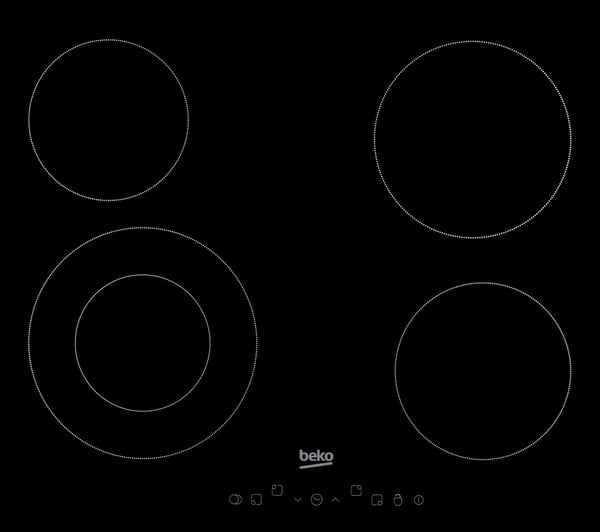 Beko HIC64402T spishällar Svart Inbyggd Keramisk 4 zone(s) Beko HIC64402T spishällar Svart Inbyggd Keramisk 4 zone(s)