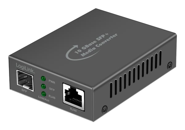 LogiLink NMC003 netværksomformer til medie 10000 Mbit/s Sort LogiLink NMC003 netværksomformer til medie 10000 Mbit/s Sort