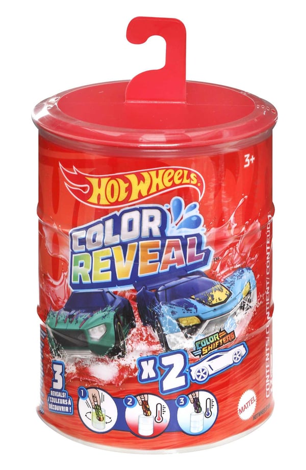 Hot Wheels Color Reveal 2PK CDU