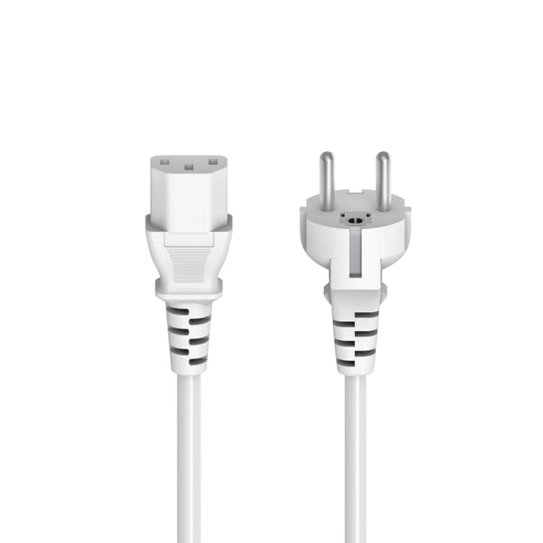 Hama 00223291 el-ledning Hvid 5 m 3-stikben