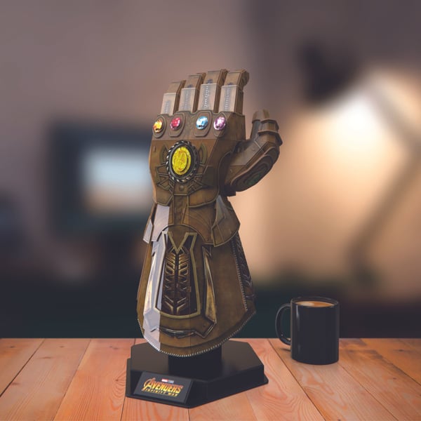 4D Build FDP FAP Marvel Infinity Gauntlet GML 3D-pussel 142 styck Serietidning