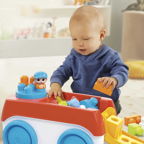 MEGA BLOKS Snurrande vagn med klossar