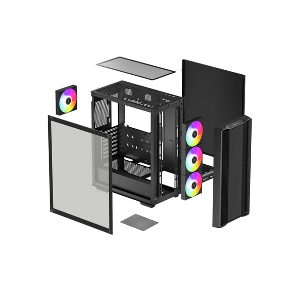 DeepCool CC560 ARGB V2 Midi Tower Svart