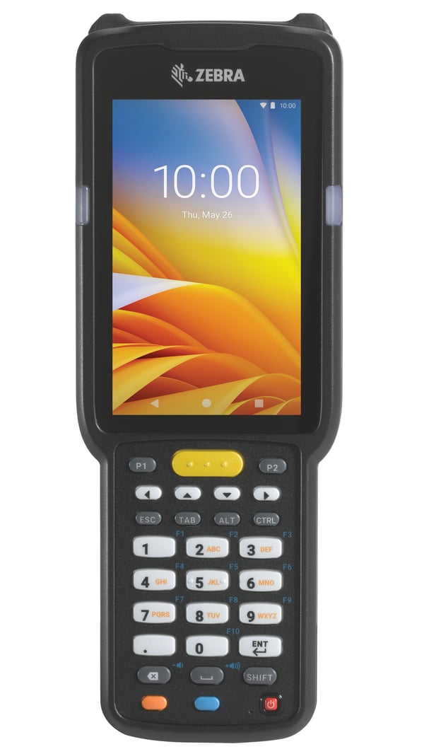 Zebra MC3300x mobiilitietokone 10,2 cm (4") 800 x 480 pikseliä Kosketusnäyttö 505 g Musta